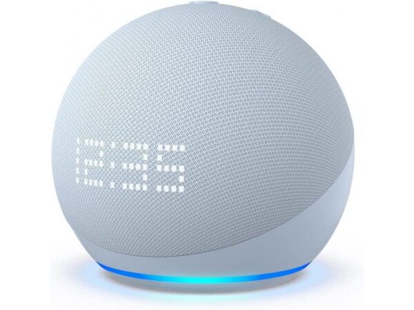 Amazon Echodot 5 (5. Gen) mit Uhr blau (B09B8RVKGW)