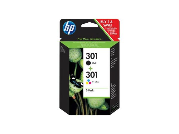 HP 301 (N9J72AE) schwarz, color Druckerpatronen, 2erSet (N9J72AE)