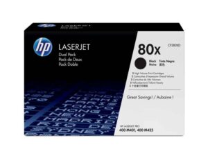 HP 80X (CF280XD) schwarz Tonerkartuschen, 2erSet (CF280XD)