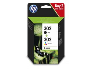 HP 302 (X4D37AE) schwarz, color Druckerpatronen, 2erSet (X4D37AE)