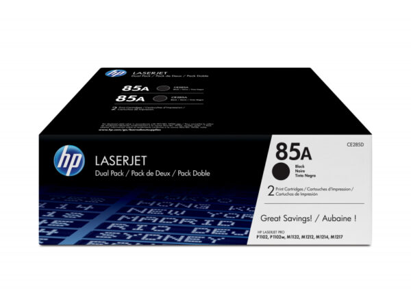 HP Toner Cart. CE285AD (85A) black  Twinpack